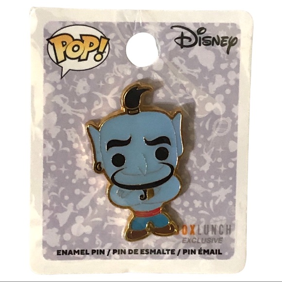 Disney Funko Pop Box Lunch Exclusive Aladdin Genie Enamel Pin - Picture 3 of 7